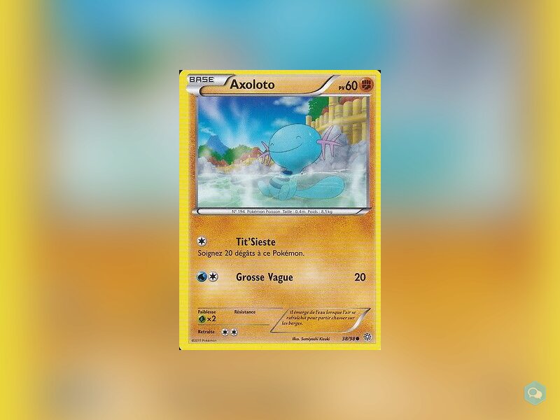  Carte Pokémon - Axoloto - Origines Antiques 1