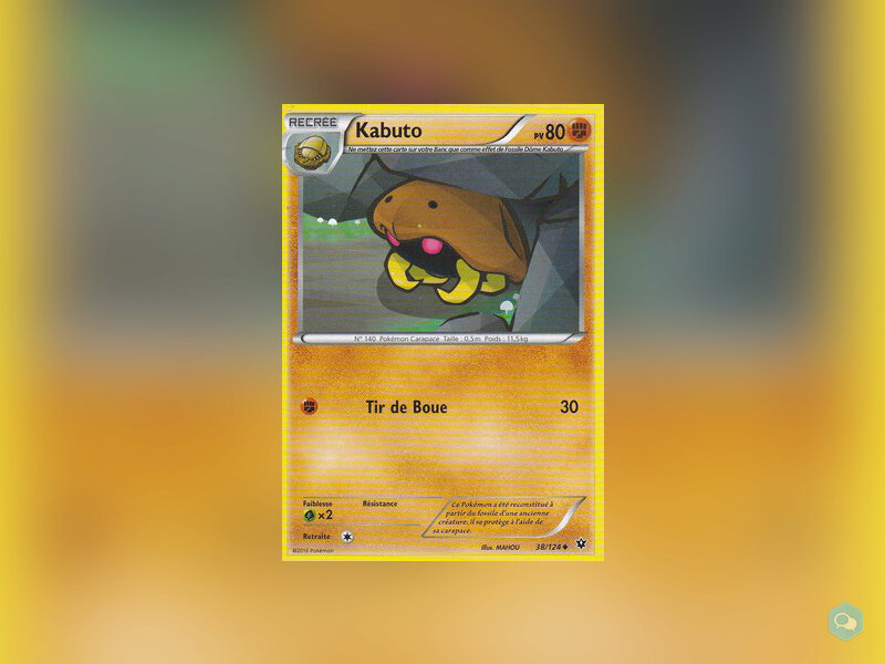 CARTE POKEMON - KABUTO - 38/124 - XY10 - IMPACT..  1