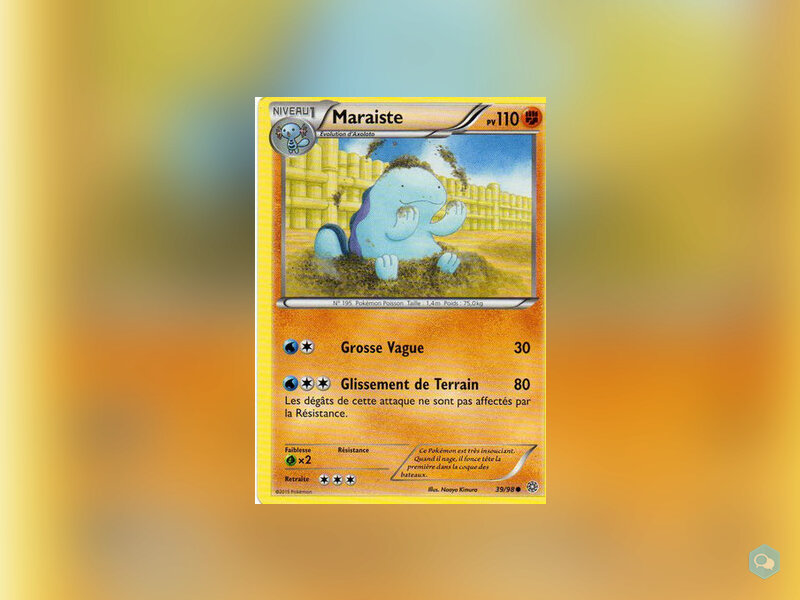 CARTE POKEMON - Maraiste - 39/98 - origines 1