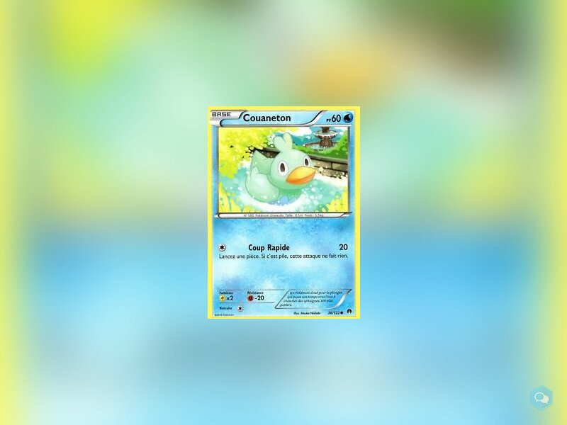 Carte Pokémon Couaneton 60pv Rupture Turbo 1