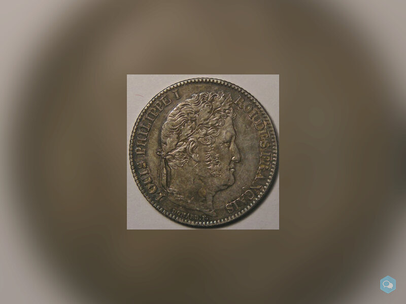 LOUIS-PHILIPPE I 1 Franc 1845 B 1