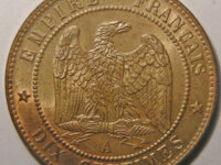 NAPOLEON III 10 Centimes 1863 A 2
