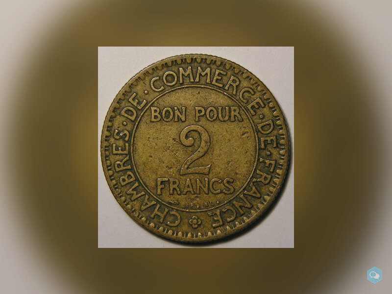 CHAMBRE DE COMMERCE 2 Francs 1927 2
