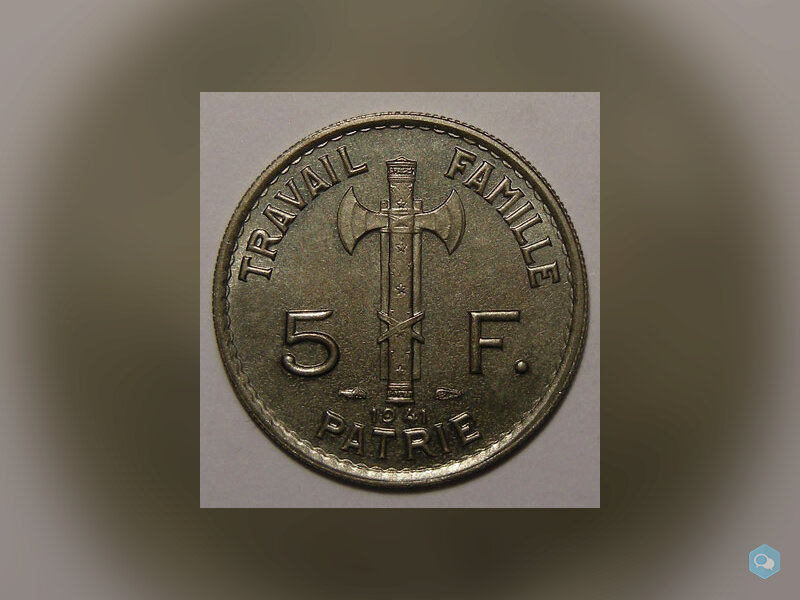 PETAIN 5 Francs 1941 2