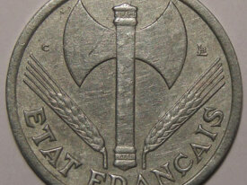 ETAT FRANCAIS 1 Franc 1944 petit c