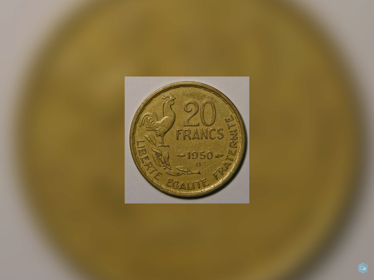 GUIRAUD 20 Francs 1950B 4 Plumes 1