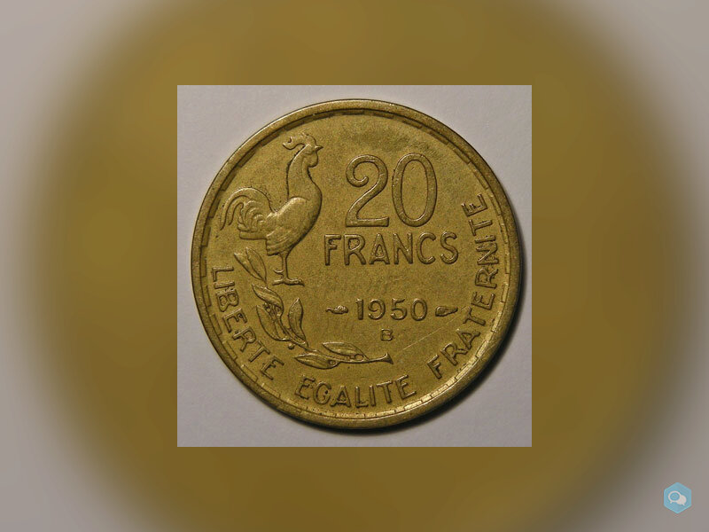 GUIRAUD 20 Francs 1950B 4 Plumes 1