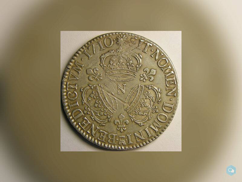 LOUIS XIV Ecu 1710 N 2