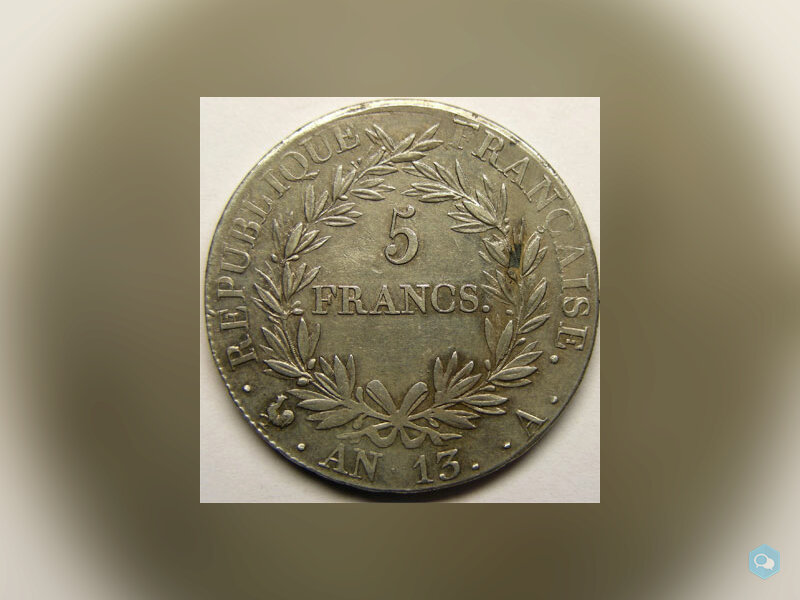 NAPOLEON I 5 Francs l'An 13 A 2