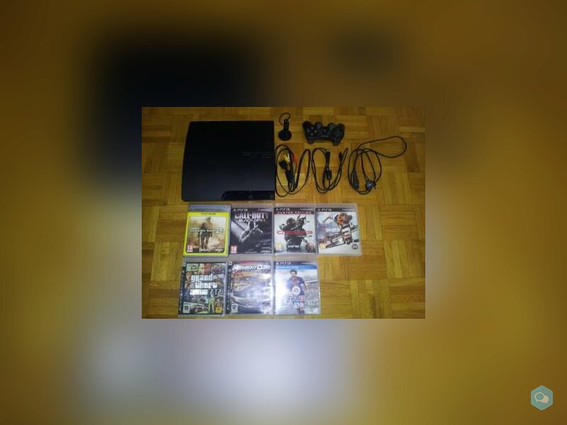 PS3 Slime + 9 jeux, à vendre 4