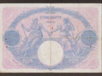50 Francs 1915 FRANCE - F.6427 - Bleu et Rose 2