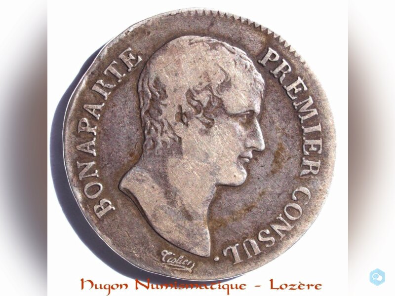 NAPOLEON BONAPARTE 1er CONSUL - 5 FRANCS AN 12 B R 1