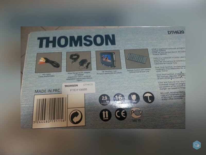 DVD player Thomson DTH620 5