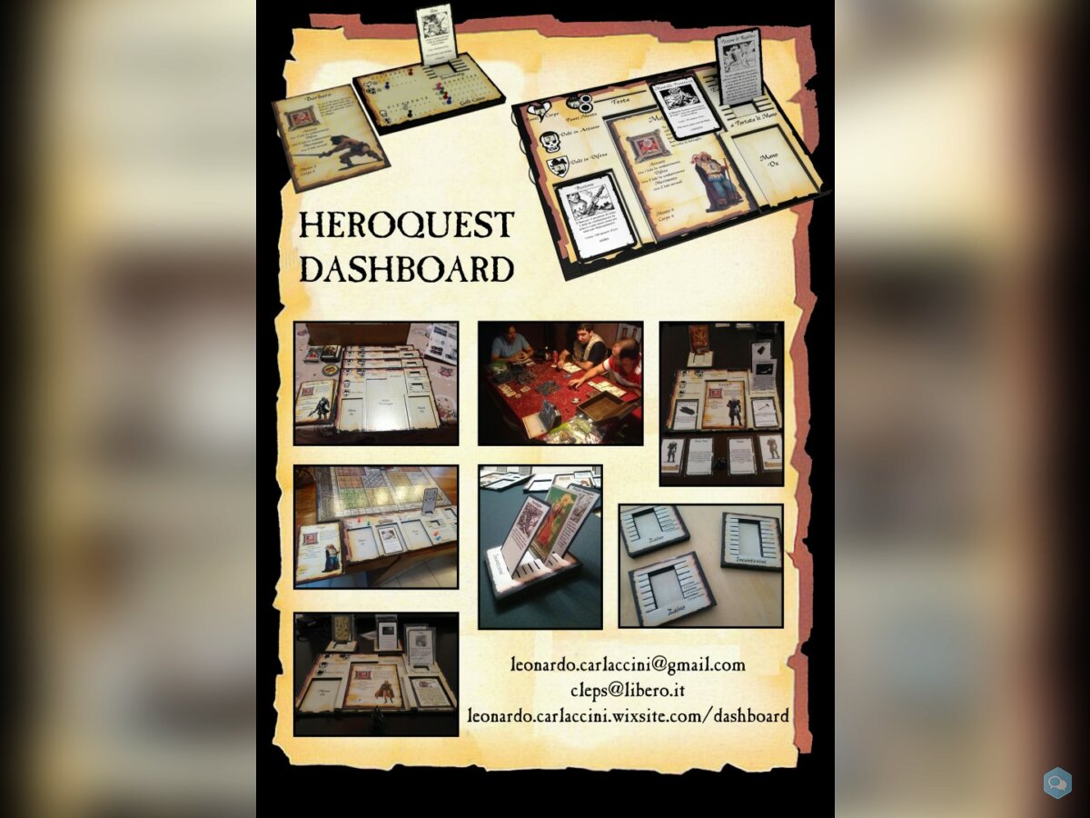Heroquest Dashboard 1