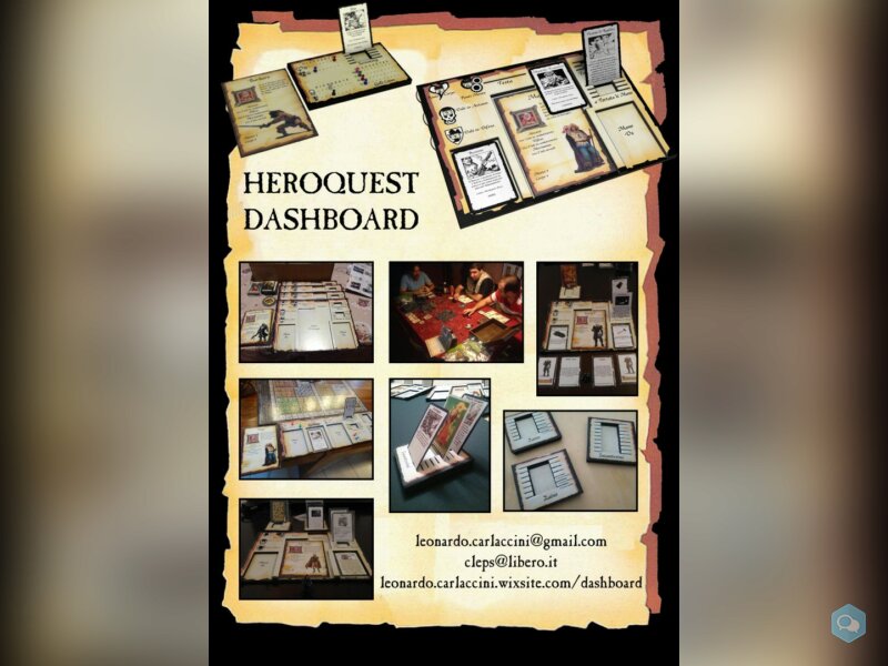 Heroquest Dashboard 1