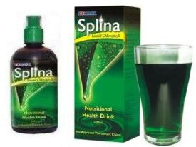 مشروب الكلوروفيل الغذائي الصحي ؛ سبلينا ؛