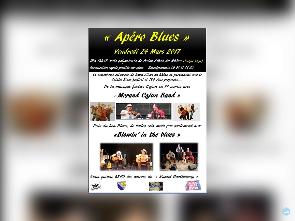 Apéro blues à St Alban sur Rhône 1