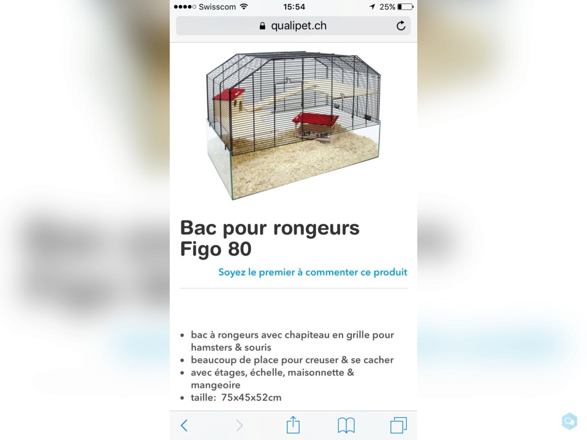 Cage pour hamster nain, souris, etc 3