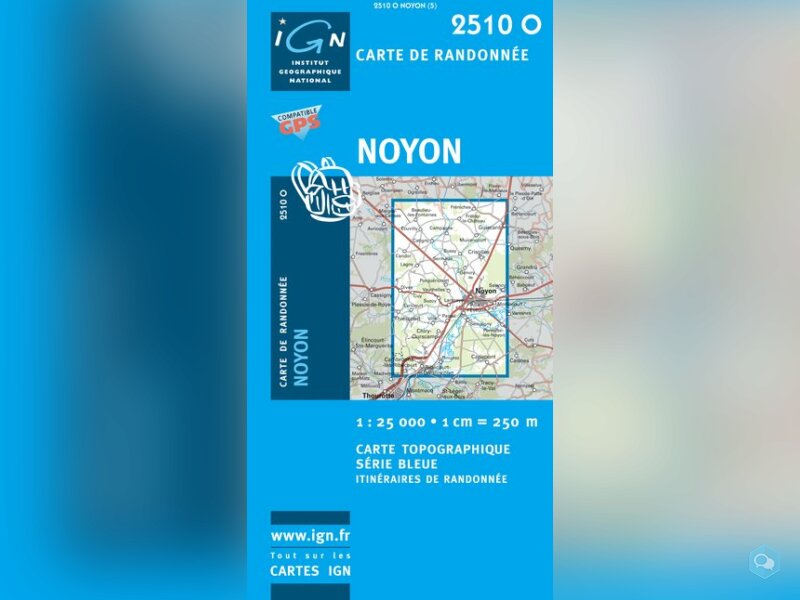 [Recherche] Carte IGN 2510o Noyon 1