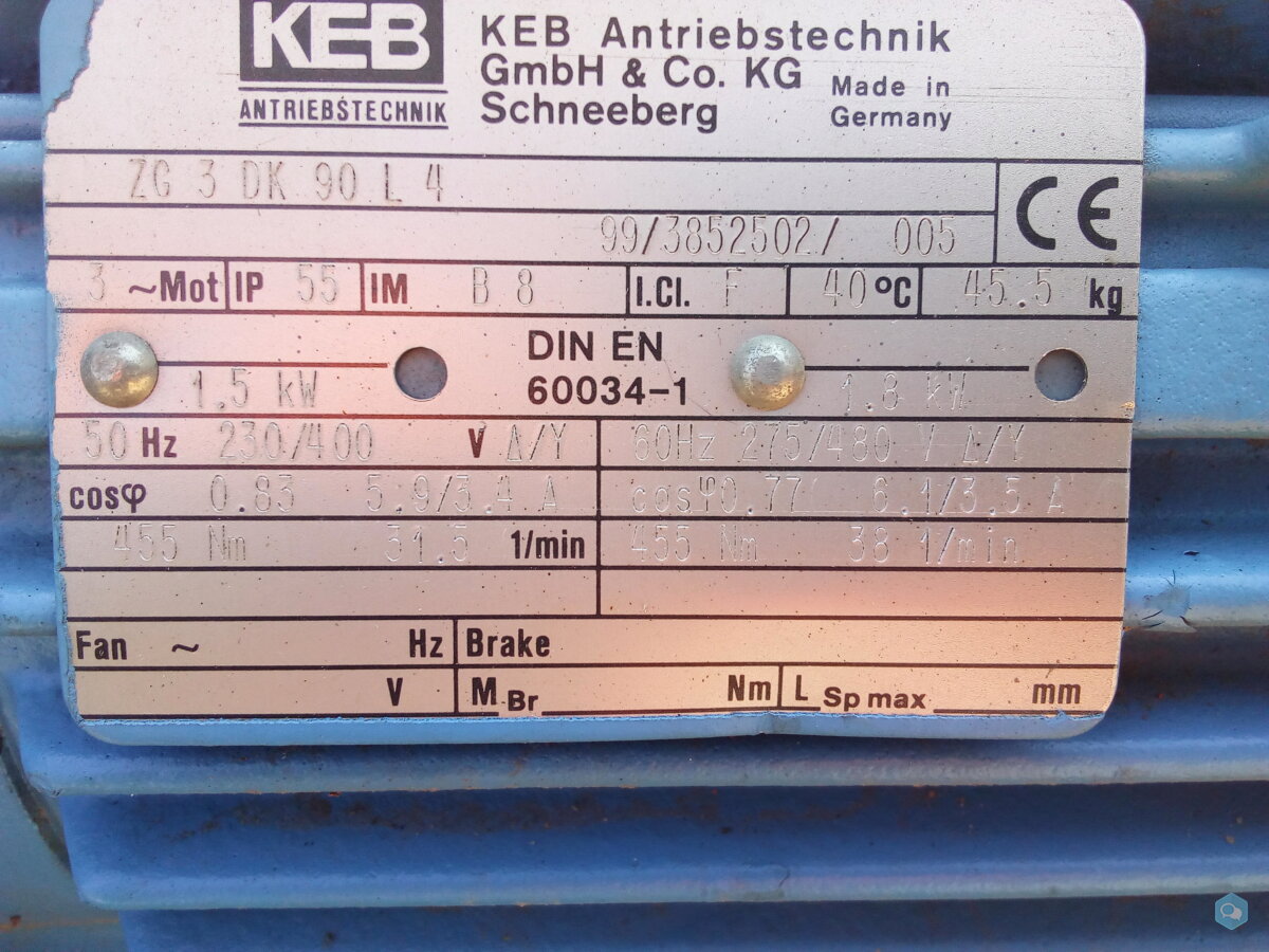 	 Moteur électrique avec réducteur 3