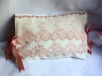 pochette a lingerie romantique ivoire tulle brodé  2