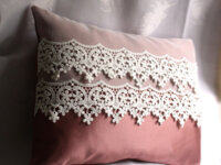 Coussin romantique, tendance shabby chic 1