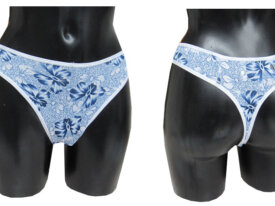 tanga flower motif fleurs