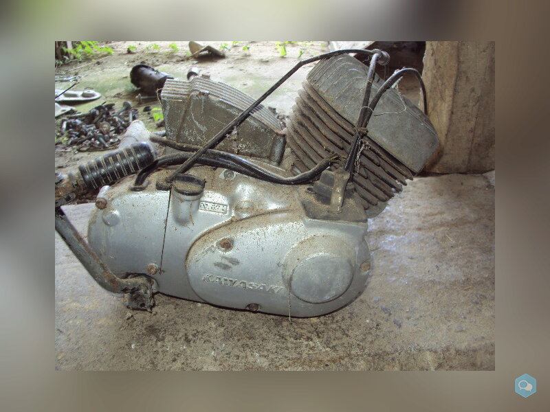 moteur de 125 kawasaki touring modèle GAE 3