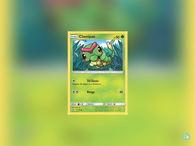 SM1-001|Carte Pokémon|Chenipan 1