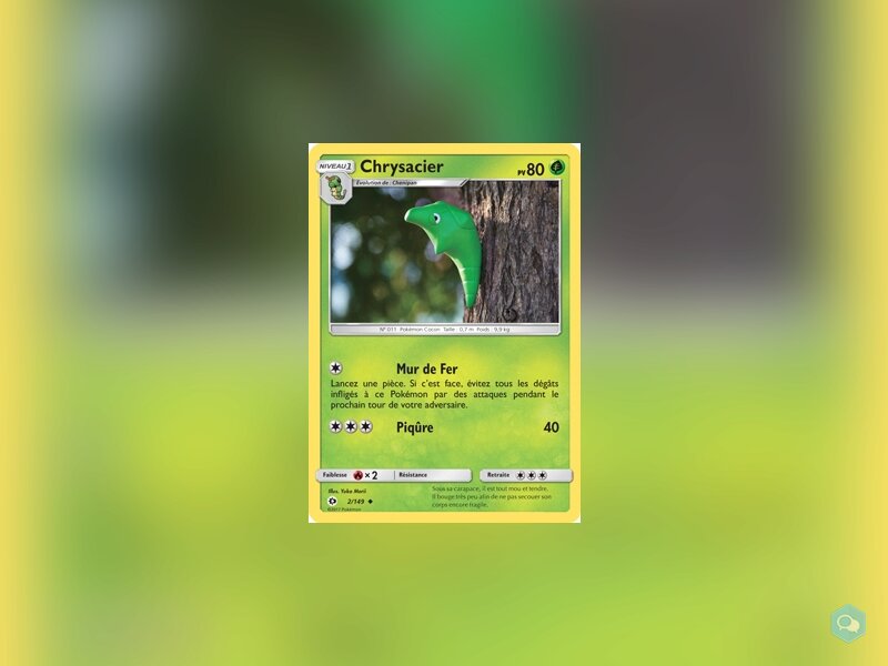 SM1-002|Carte Pokémon|Chrysacier 1