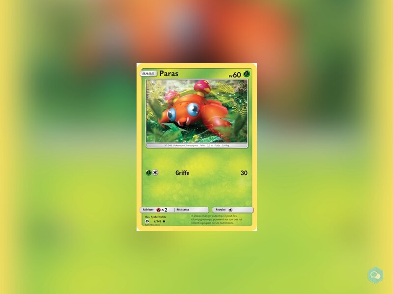 SM1-004|Carte Pokémon|Paras 1