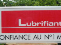 Panneau publicitaire lumineux SHELL lubrifiants 2