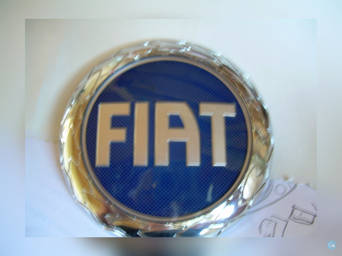 sigle fiat bleu 4.9 cm 1