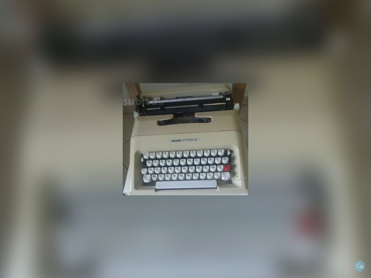 Macchina da scrivere Olivetti Lettera 35 1