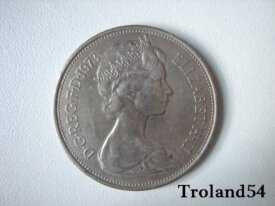  Royaume uni, 10 new pence 1973
