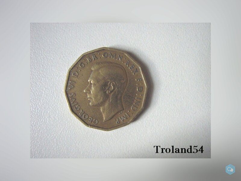  Royaume-uni, 3 Pence 1937 2