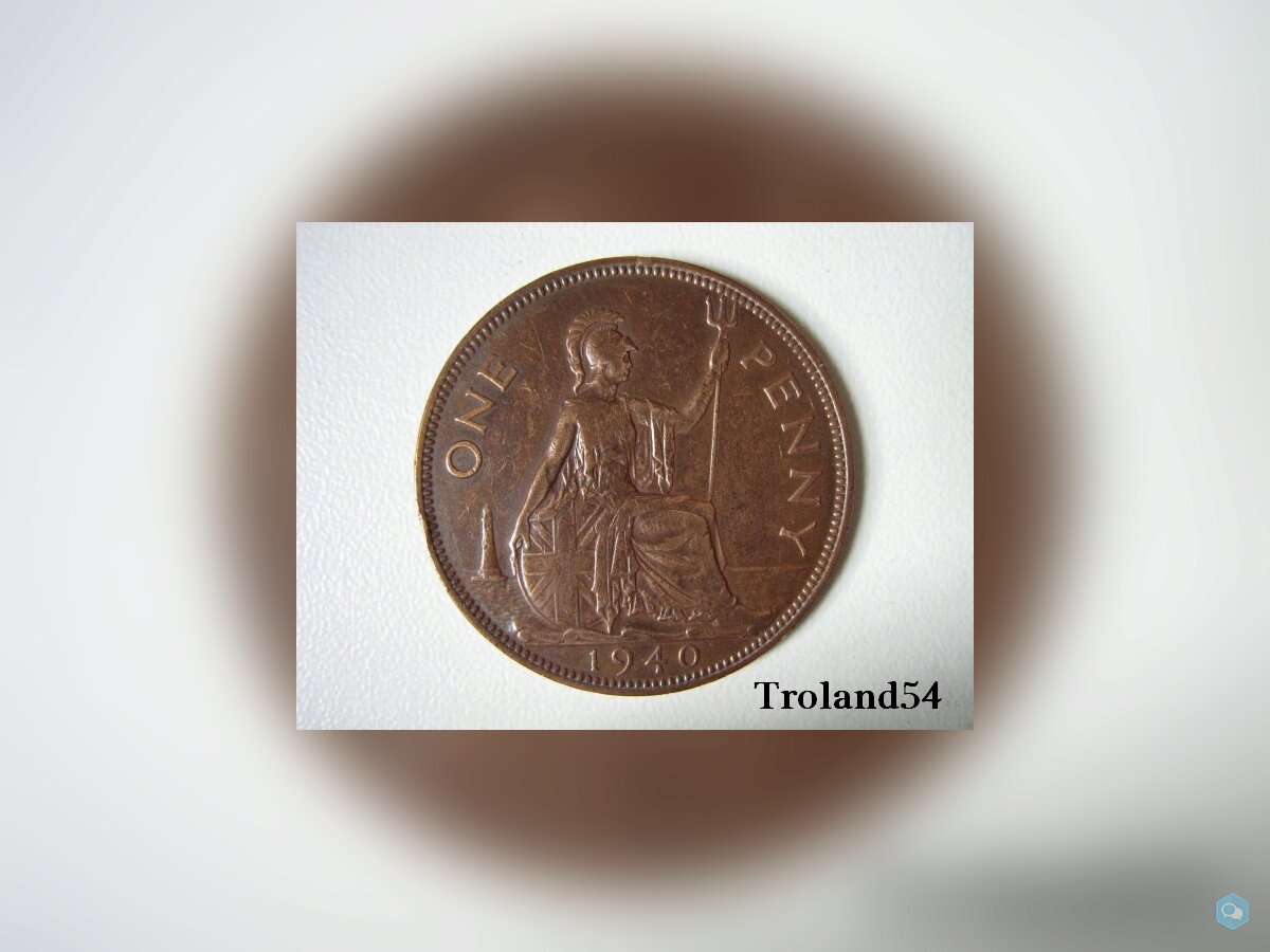 Royaume Uni, One penny 1940 1