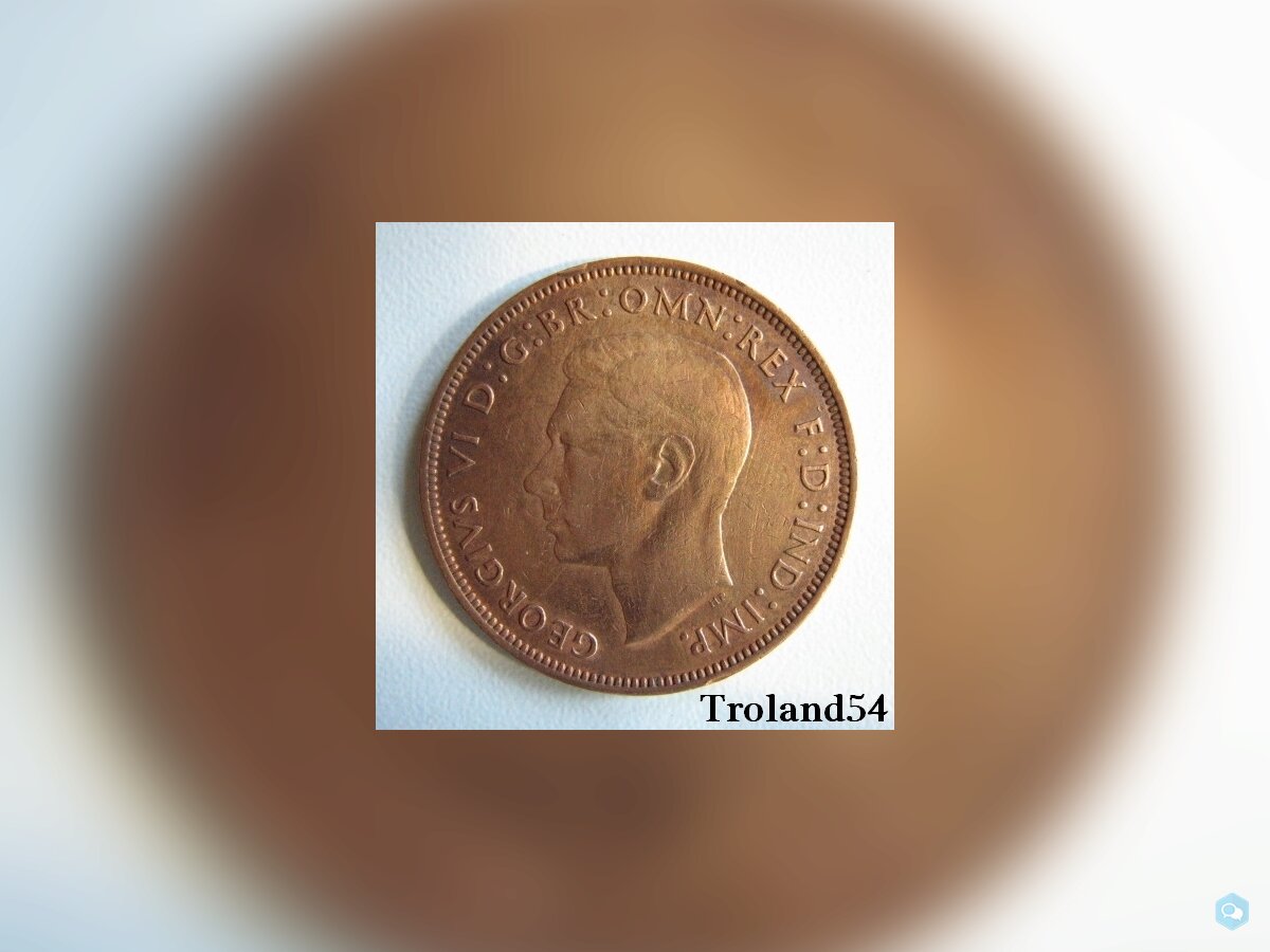  Royaume Uni One penny 1945 2