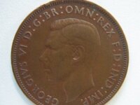  Royaume Uni One penny 1937 2