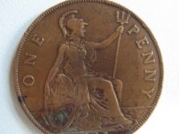  Royaume Uni One penny 1929 1