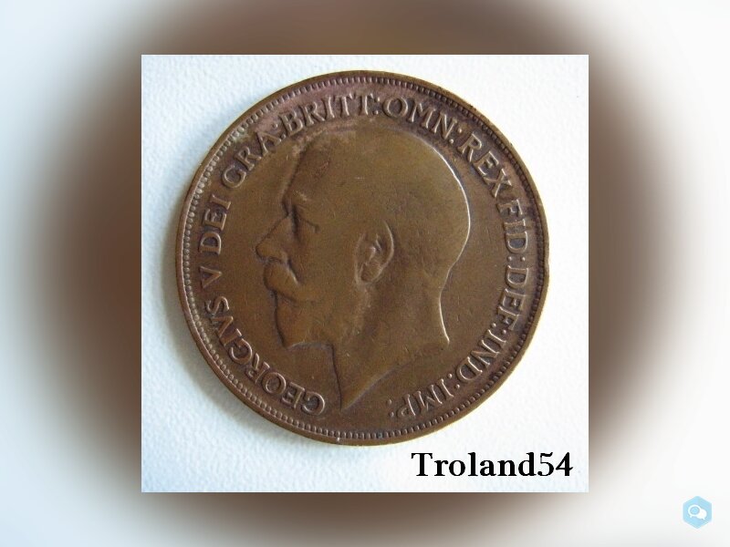  Royaume Uni One penny 1918 2