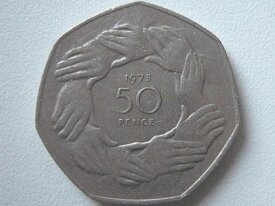  Royaume Uni, 50 Pence, année 1973