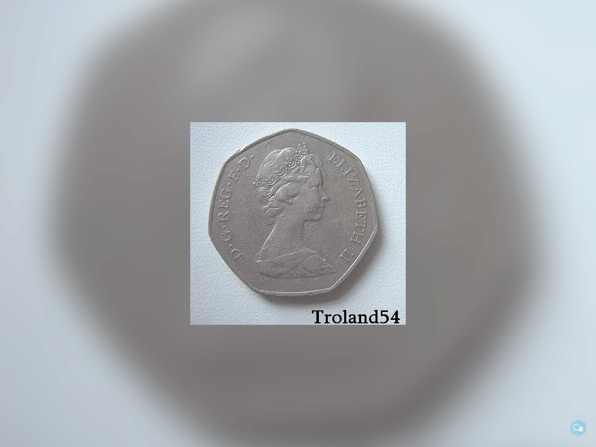  Royaume Uni, 50 Pence, année 1973 2
