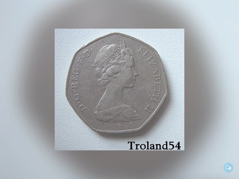  Royaume Uni, 50 Pence, année 1973 2