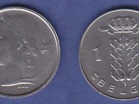 BELGIQUE BAUDOUIN 1 FRANC 1975 (FL)