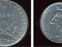 FRANCE 1 FRANC SEMEUSE ANNEE 1974 1