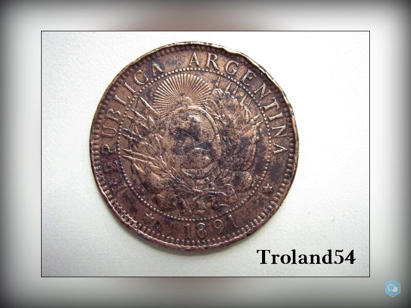Dos centavos-1891 1