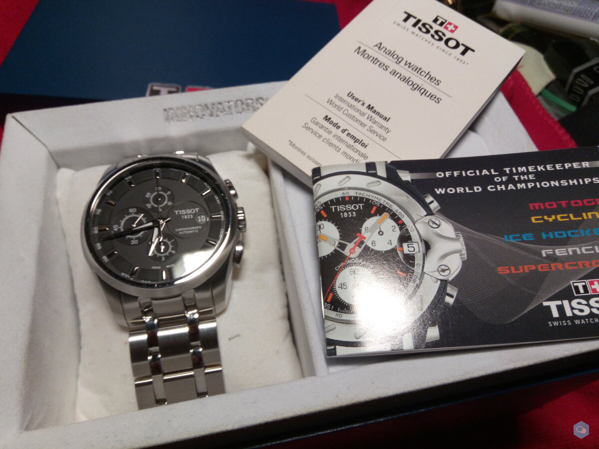 AUTOMATIC TISSOT Couturier Chronograph now £180 3