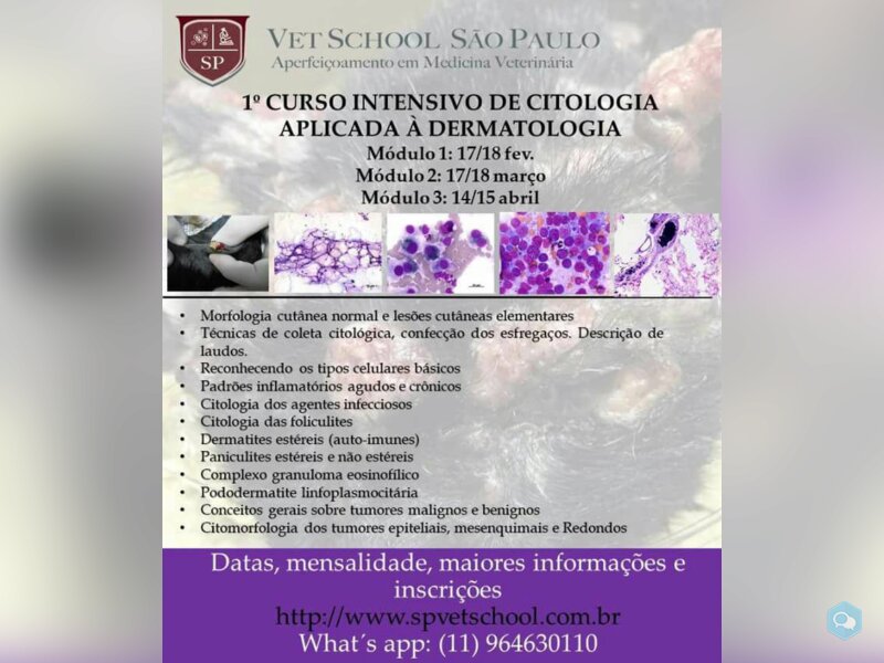 CURSO INTENSIVO DE CITOLOGIA APLICADA DERMATOLOGIA 1