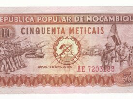 Mozambique 50 meticais année 16.06.1980 neuf unc